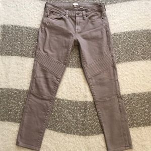 J CREW MOTO JEANS